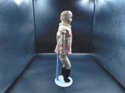 antique doll crack head pink a